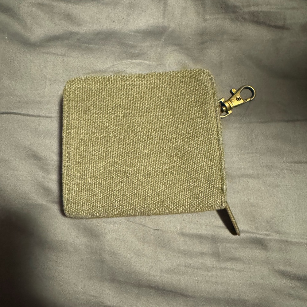 Thirty-One Olive Canvas Wallet